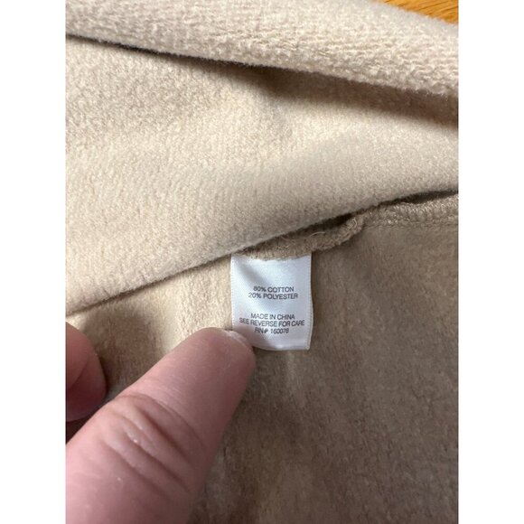 Woolly Dry Goods 1/4 Zip Long Sleeve Elbow Patches Sweatshirt Size XL - Picture 5 of 7